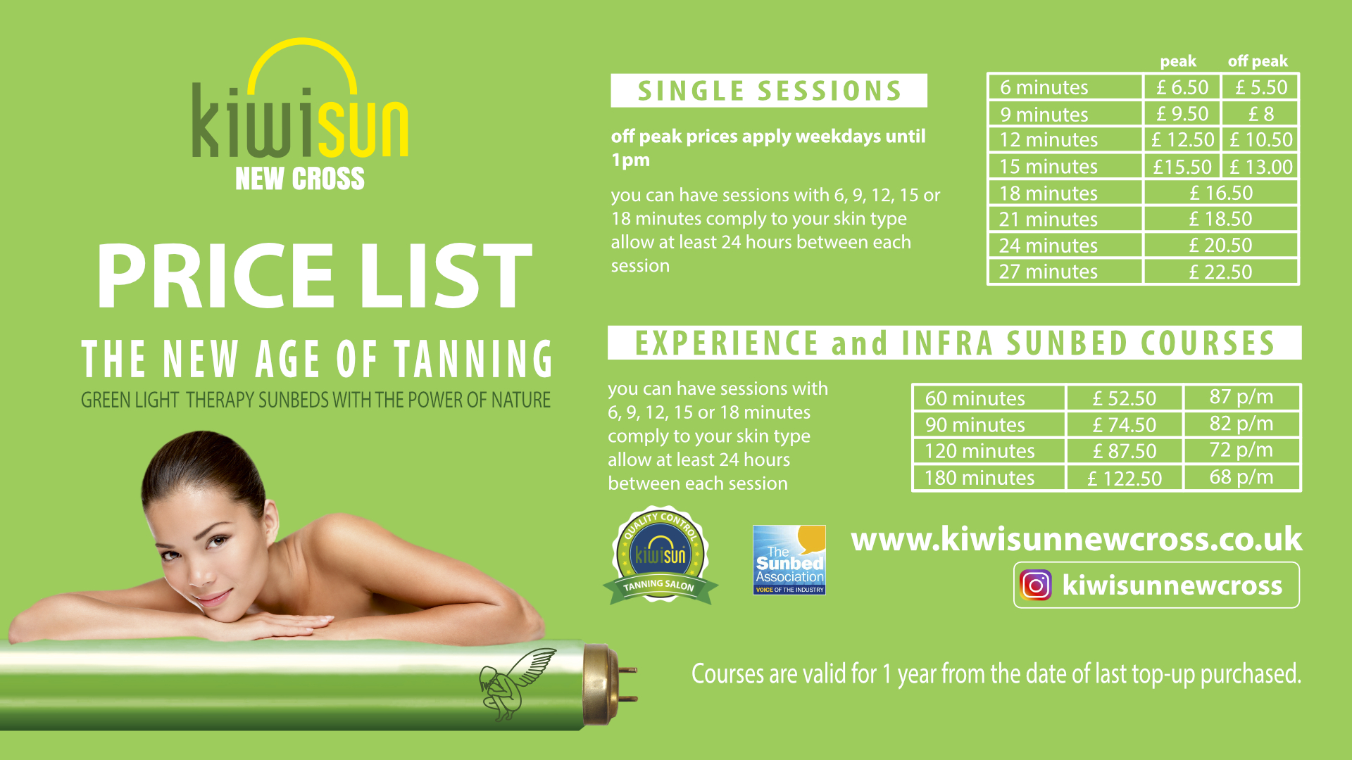 A3 horizontal pricelist